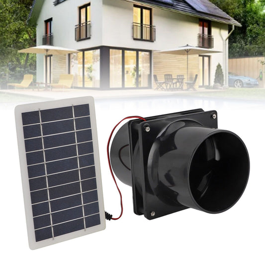 Extractor Solar Doble con Salida Impermeable