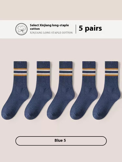 Calcetines Deportivos de Algodón Puro para Hombre - Talla Grande, Transpirables y Cómodos - Image 10