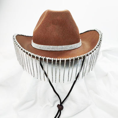 Sombrero Vaquero Denim con Cristales para Dama de Honor - Image 10
