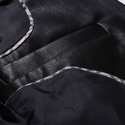 Blazer de Cuero PU con Un Botón para Hombre Tallas Grandes - Image 8
