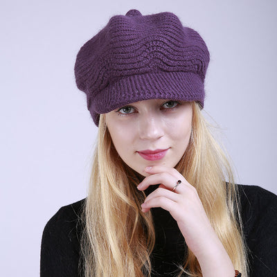 Gorro Tejido Cálido de Lana para Mujer - Image 9