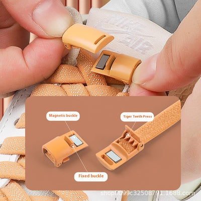 Hebilla Magnética Elástica para Cordones - Ajuste Fácil sin Nudos - Image 3