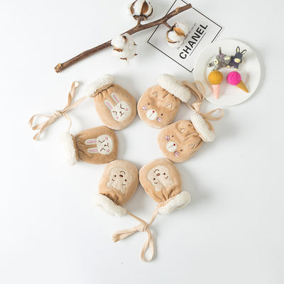 Guantes Térmicos Acolchados para Niños 1-3 Años - Diseño Colgante - Image 8