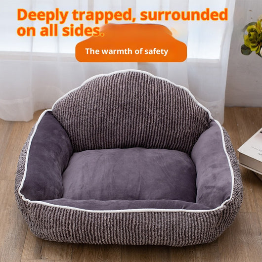 Sofá Cama Felpa para Mascotas Pequeñas y Medianas - Image 3