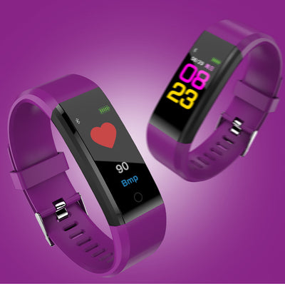 Pulsera Deportiva Inteligente Monitor de Presión Arterial y Frecuencia Cardíaca