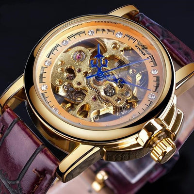 Reloj Mecánico Automático para Mujer Retro con Diamantes Calados - Image 2
