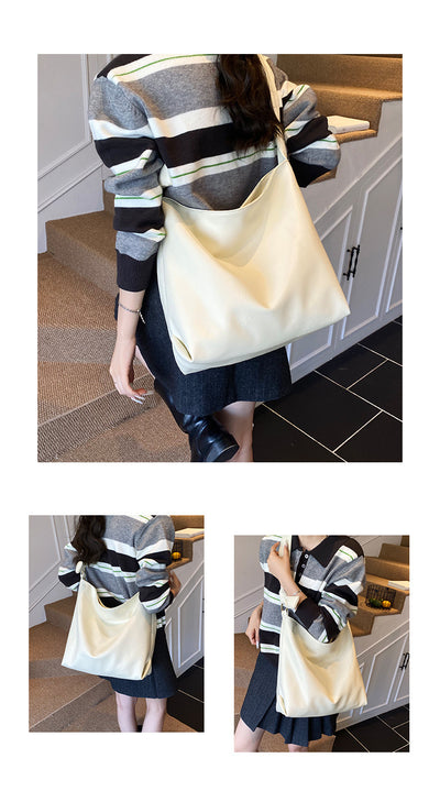 Bolso de Hombro Retro Otoño Invierno Gran Capacidad Versátil - Image 12