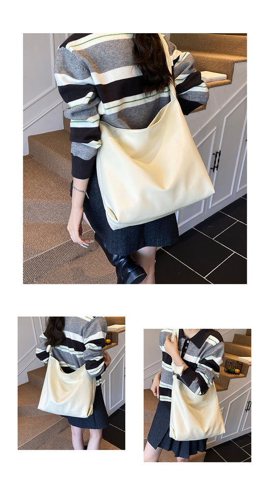 Bolso de Hombro Retro Otoño Invierno Gran Capacidad Versátil - Image 12
