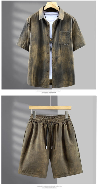 Conjunto de Dos Piezas: Camisa y Shorts Holgados Talla Grande - Image 20