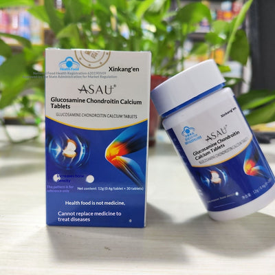 Tabletas de Glucosamina, Condroitina y Calcio para Fortalecer Huesos