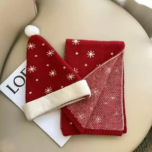 Bufanda Navideña Tejida para Niños - Diseño Árbol de Navidad Adorable