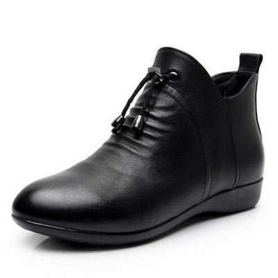 Botas Altas de Cuero para Mujer con Suela Blanda - Image 17