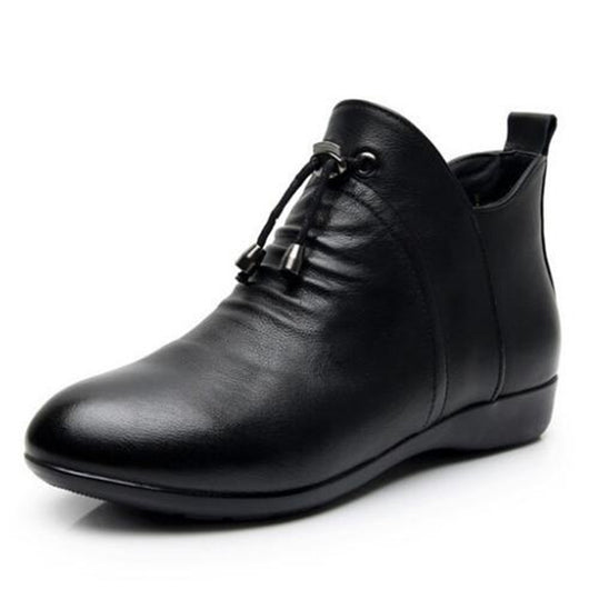 Botas Altas de Cuero para Mujer con Suela Blanda - Image 17