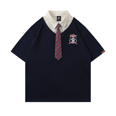 Camisa Polo College con Insignia para Hombre - Image 11