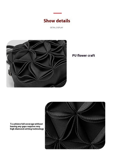 Bolso Bandolera Floral para Mujer con Detalles en Cuero PU - Image 18