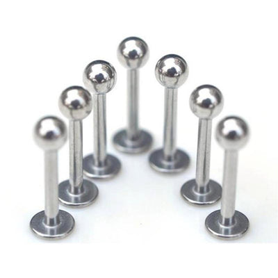 Pack 10 Piercing Labret Acero Inoxidable Hipoalergénico - Image 6