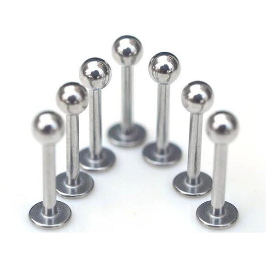 Pack 10 Piercing Labret Acero Inoxidable Hipoalergénico - Image 6