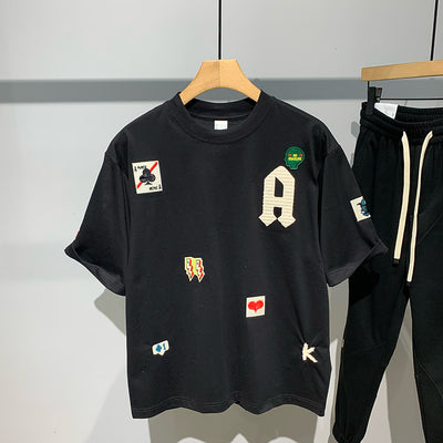 Camiseta Estampada con Bordado para Hombre - Image 3