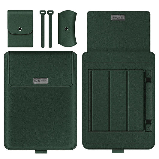 Funda de Cuero para Laptop - Protección Profesional y Estilo - Image 7