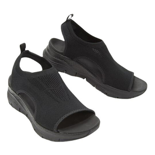 Sandalias Plataforma Tejidas Volantes Talla Grande - Comodidad de Verano - Image 23