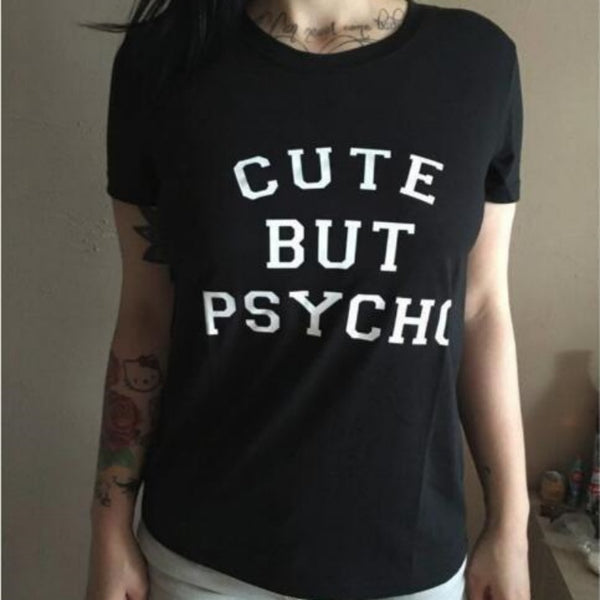 Playera Estampada de Manga Corta para Mujer
