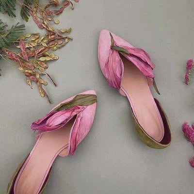 Zapatos Planos de Diseño Estético con Pétalos - Image 7