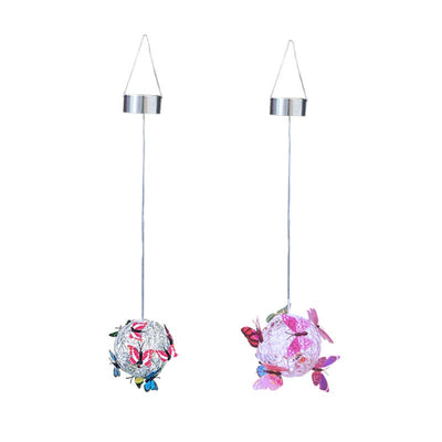 Lámpara Solar Colgante Decorativa con Mariposas Iluminadas - Image 3
