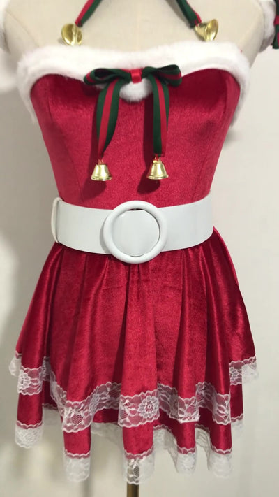 Vestido Navideño Presentadora de Televisión para Mujer - Image 13