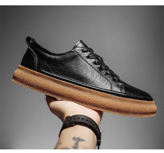 Zapatos de Cuero Británico Transpirables - Estilo Casual y Versátil - Image 3