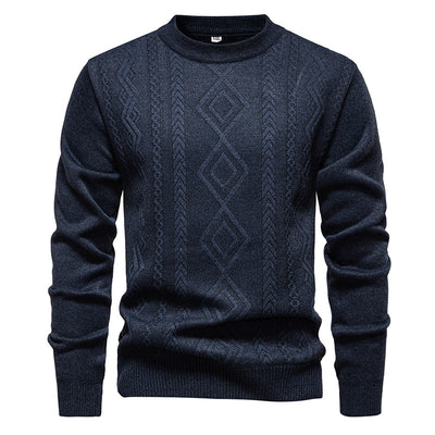 Suéter Tejido Cuello Redondo Cálido y Casual para Hombre - Image 11