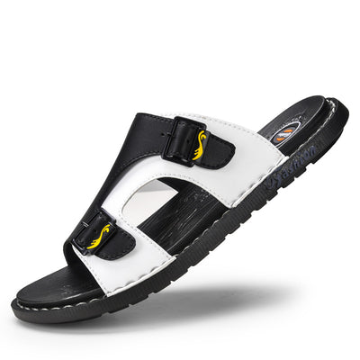 Pantuflas Casuales de Cuero para Hombre - Comodidad Outdoor