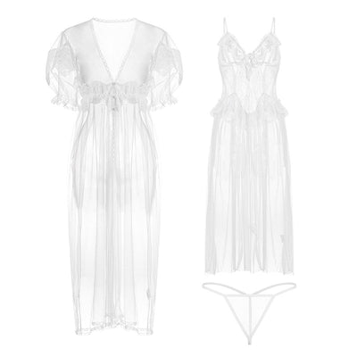 Camisón Transparente de Malla Seductora - Image 13