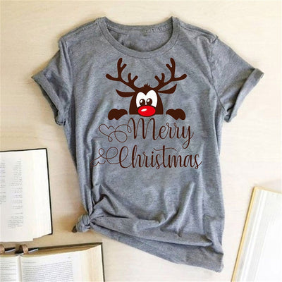 Camiseta Estampado Alce para Mujer - Manga Corta - Image 10