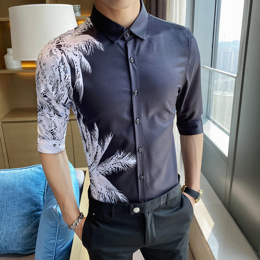 Camisa Juvenil Estampado Floral Tendencia - Image 2