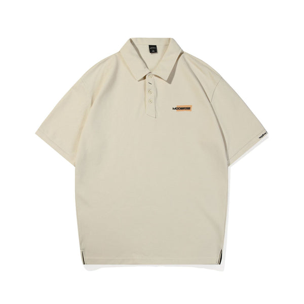 Polo Retro con Textura Bordada para Hombre - Image 5