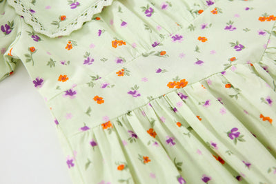 Vestido Infantil Estilo Occidental con Flores - Image 30