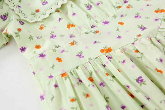 Vestido Infantil Estilo Occidental con Flores - Image 30