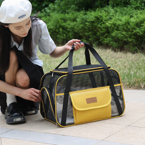 Bolsa Transportadora para Mascotas con Tela Oxford Respirable