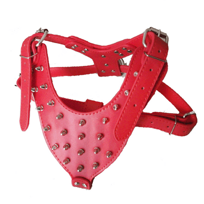 Arnés de Pecho para Perros Grandes Estilo Punk con Remaches - Resistente y Seguro - Image 3