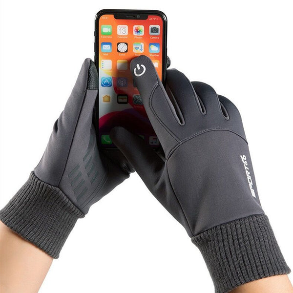 Guantes Invierno Táctiles Impermeables para Ciclismo Entrenamiento Escalada Outdoor