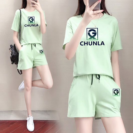 Conjunto Deportivo de Algodón Puro - Shorts y Playera Casual - Image 31
