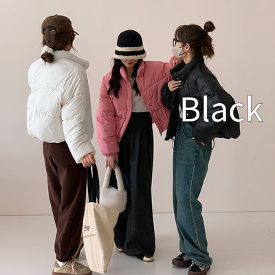 Abrigo Acolchado de Algodón para Mujer - Estilo Urbano Casual - Image 6