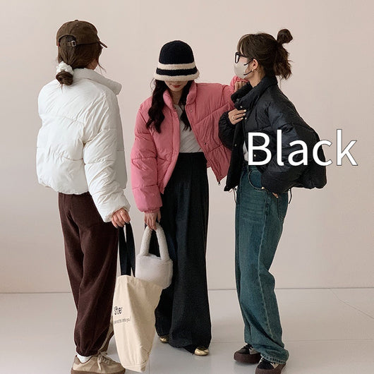 Abrigo Acolchado de Algodón para Mujer - Estilo Urbano Casual - Image 6