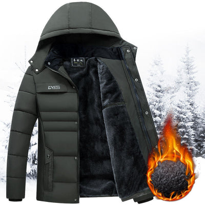 Abrigo de Invierno para Hombre - Chaqueta Acolchada de Algodón Premium - Image 6