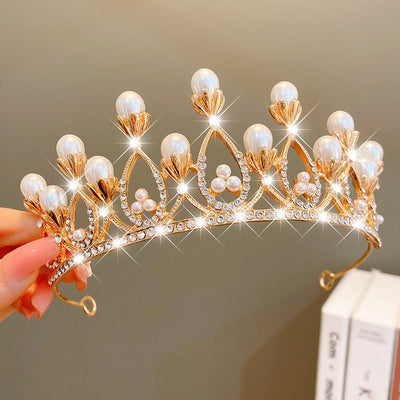 Corona Tiara para Niñas con Clip de Pelo - Accesorio de Princesa - Image 24