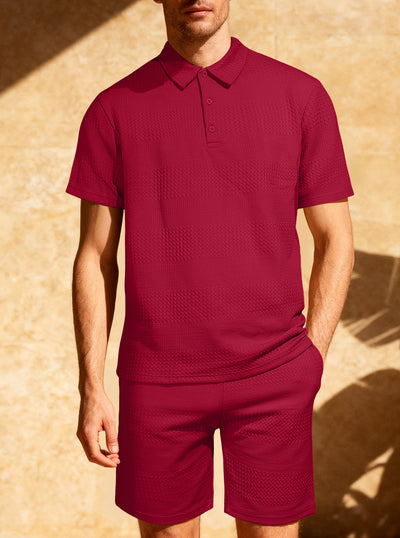 Conjunto Deportivo Hombre Jacquard Suelta Comodidad Total - Image 33