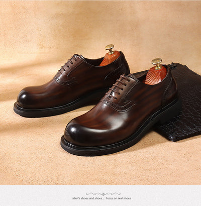 Zapatos Oxford de Cuero Premium para Hombre - Comodidad y Elegancia Ejecutiva - Image 13