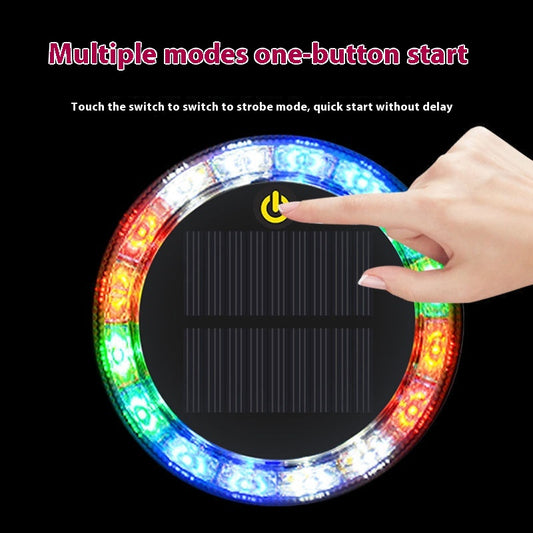 Luz Estroboscópica Solar para Auto con Múltiples Modos - Image 2