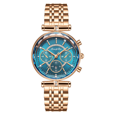 Reloj Casual Impermeable para Mujer con Tres Ojos - Image 5