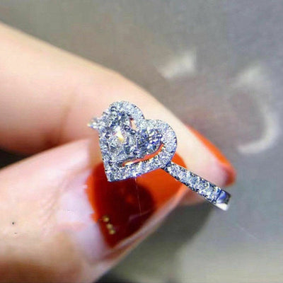 Anillo de Amor Zircón Cristal - Diseño Europeo y Americano - Image 3